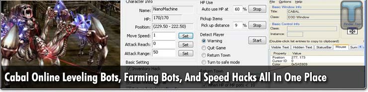 Cabal Leveling Bots and Hacks