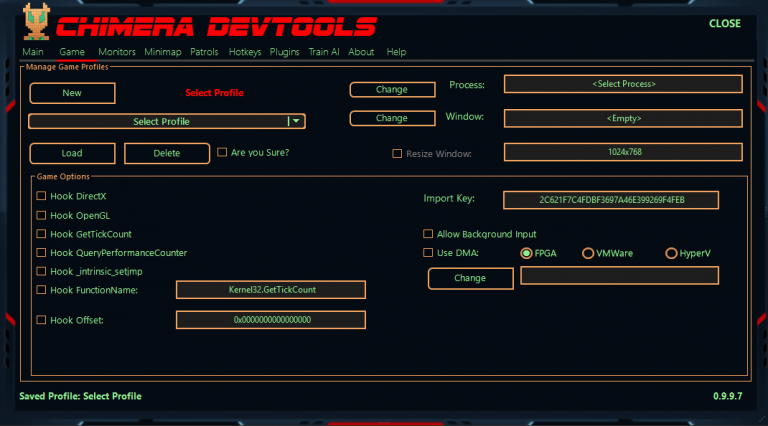 Chimera setup walkthrough